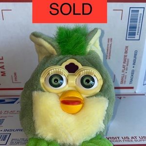 🌞🌞NOT FOR SALE🌞🌞FROG GREEN VINTAGE 1999 Tiger Electronics Furby Buddies RARE